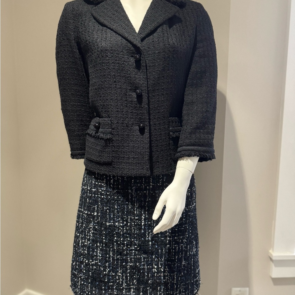 Black Tweed Blazer